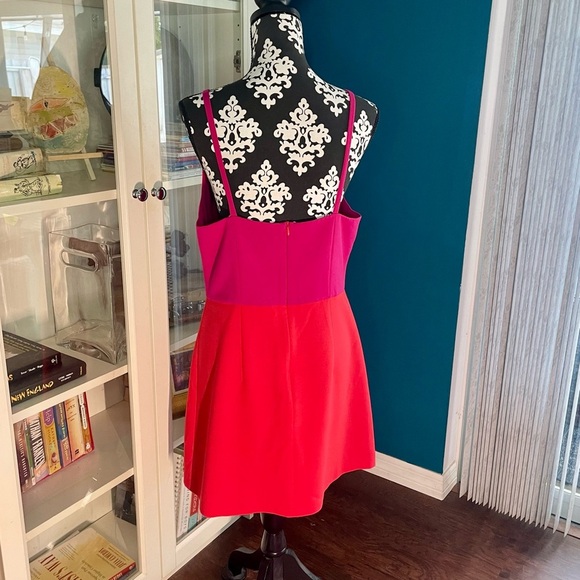French Connection Colorblock Bodycon Mini Dress with Spaghetti Straps - Picture 2 of 6
